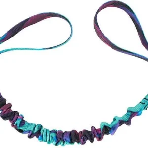 Clean Run Double Handle Bungee Tug - Wicked Purple