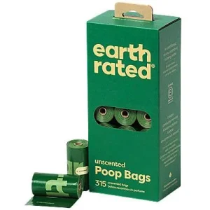 Clean Run Earth Rated Poop Bags - Unscented, 120-Count
