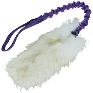 Clean Run Shear Fun Sheepskin Bungee Tug