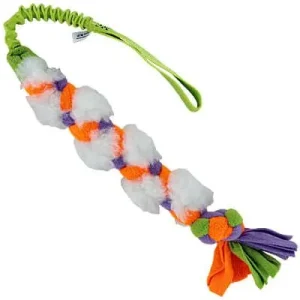 Clean Run Sheepskin Braided Bungee Tug - Large