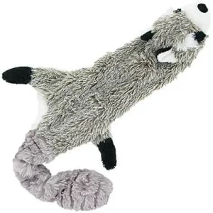 Clean Run Skinneeez Stuffing-free Dog Toy - Raccoon, 23in.