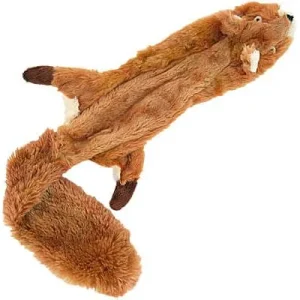 Clean Run Skinneeez Stuffing-free Dog Toy - Squirrel, 23in.