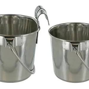 Clean Run Stainless Steel Flat-sided Pails