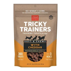 Cloud Star Chewy Tricky Trainers Cheddar Flavor Dog Treats, 14 oz Bag