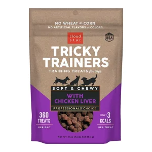 Cloud Star Chewy Tricky Trainers Liver Flavor Dog Treats, 14 oz. Bag