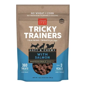 Cloud Star Chewy Tricky Trainers Salmon Flavor Dog Treats, 14 oz. Bag
