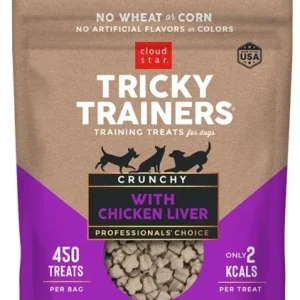 Cloud Star Crunchy Tricky Trainers - Chicken Liver 8 oz