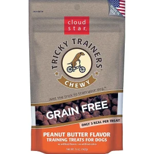 Cloud Star Dog Tricky Trainer Grain-Free Chewy Peanut Butter 5 oz