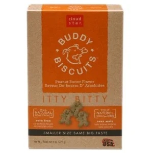 Cloud Star Itty Bitty Buddy Biscuits Peanut Butter 8 oz