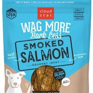Cloud Star Smoked Salmon 10 oz Bag Natural Dog Chews -