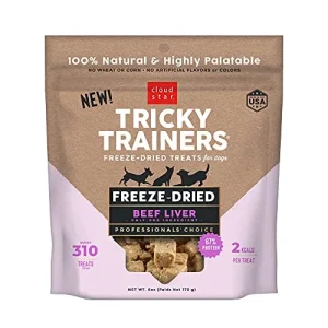 Cloud Star Tricky Trainers Freeze Dried Freeze-Dried Dog Treats - Beef Liver
