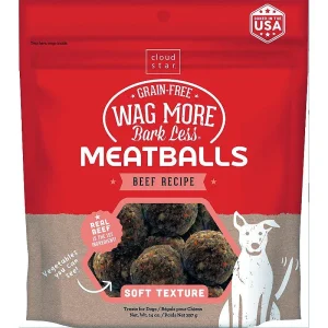 Cloud Star Wagmore Dog Meatball Grain-Free Beef 14 oz