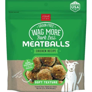 Cloud Star Wagmore Dog Meatball Grain-Free Chicken 14 oz
