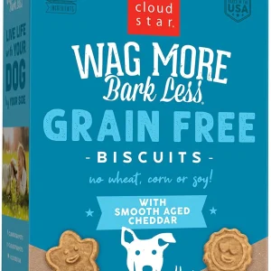 Cloud Star Wagmore Grain-Free Oven Baked Cheddar Dog Treats 14 oz