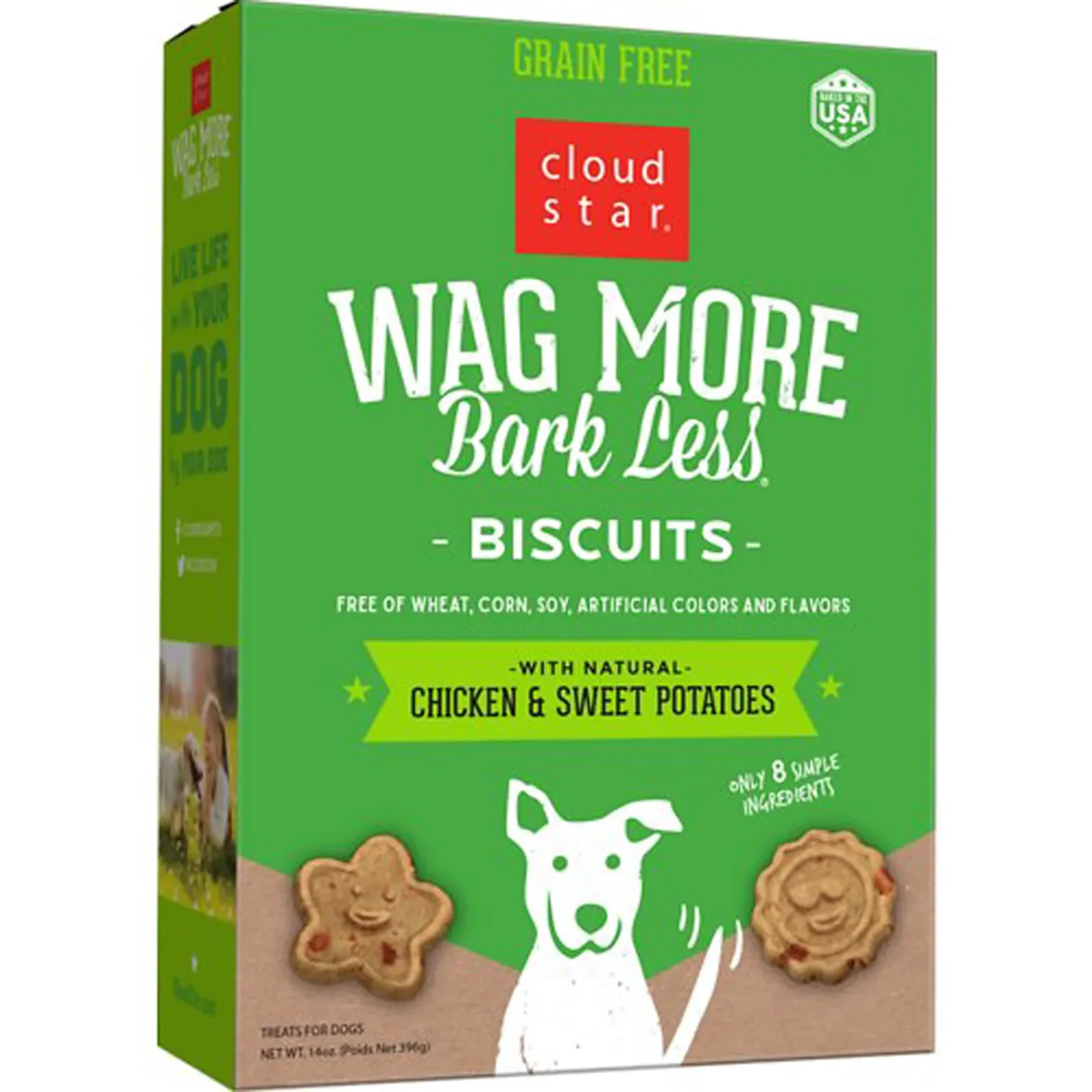 Cloudstar Wagmore Dog Grain-Free Baked Chicken, 14 oz
