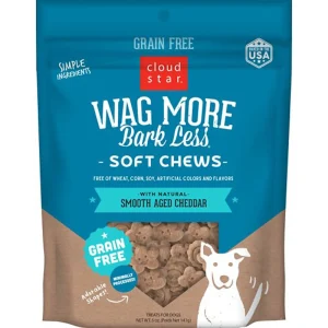 Cloudstar WAGMORE DOG Grain-Free SOFT and CHEWY CHEDDAR 5 oz