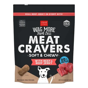 Cloudstar Wagmore Dog Soft & Chewy Extruded Beef 5 oz