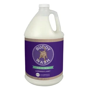 Cloudstart Buddy Wash Orig. Lavende- Mint Pet Shampoo- Conditioner For Dogs, 1-Gallon