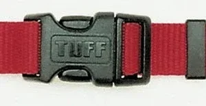 Coastal Adjustable Nylon Dog Collar with Plastic Buckle Red, 3/8 in x 8-12 in