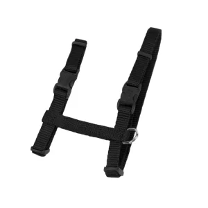 Coastal Figure H Adjustable Nylon Cat Harness, Black, 3/8 in x 10-18 in