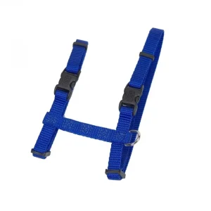 Coastal Figure H Adjustable Nylon Cat Harness, Blue, 3/8 in x 10-18 in
