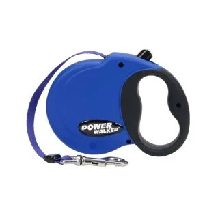 Coastal Retractable Dog Leash, Blue, 16 ft, Small