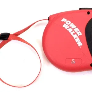 Coastal Retractable Dog Leash Red, 16 ft, Large