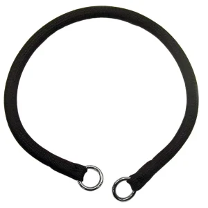 Coastal Round Nylon Training Dog Collar Black, 3/8 in x 16 in