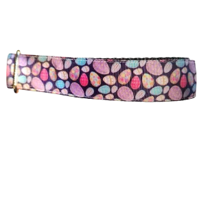 Colorful Easter Eggs Nylon Dog Collar