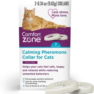 Comfort Zone Comfort Zone Cat Calming Cat Collar White, 2 ct