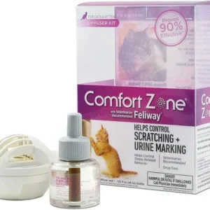 Comfort Zone Comfort Zone Cat Calming Diffuser 2Diffusers And 21.62 fl oz 48 mL Refills