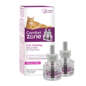 Comfort Zone Comfort Zone Cat Calming Diffuser Refills 2 ct, 48 mL, 60 Day Use