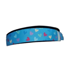 Confetti Hearts Nylon Dog Collar