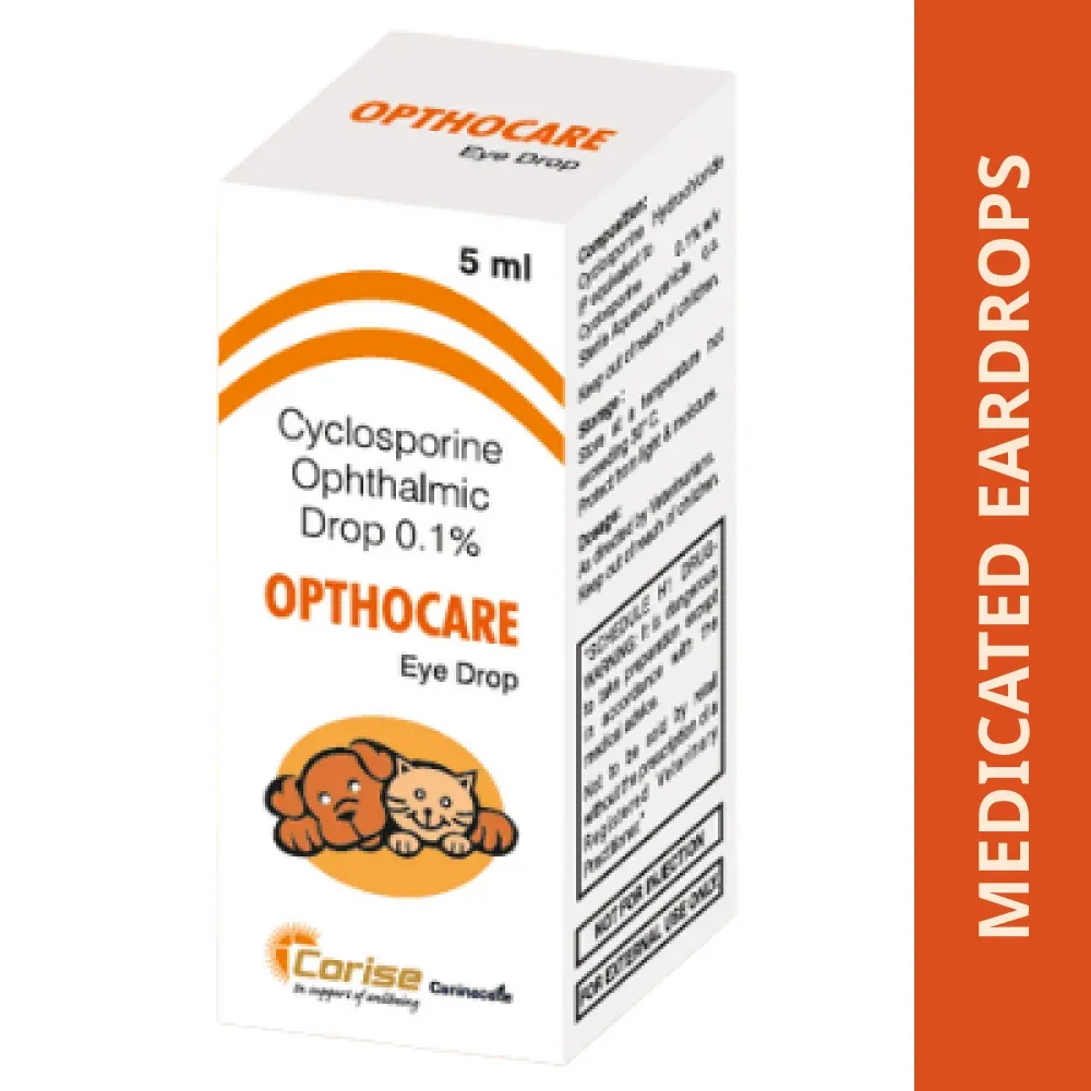 Corise Opthocare Eye Drops (Cyclosporine) for Dogs & Cats (5ml) - Image 2