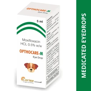 Corise Opthocare M Eye Drops (Moxifloxacin) for Dogs and Cats (5ml)