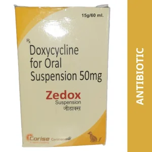 Corise Zedox Suspension (Doxycycline) for Dogs and Cats (60ml)