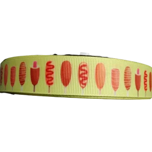 Corndogs Nylon Dog Collar