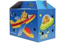 Cosmic Cat Shuttle Cardboard Cat Carrier Assorted