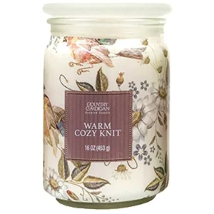 Country Cardigan Candle Warm Cozy Knit 16 oz.