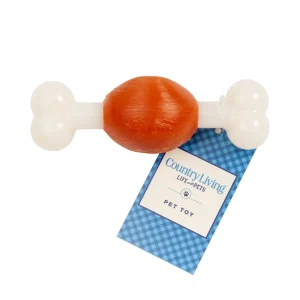 Country Living TPR & Nylon Bone Dog Chew Toy