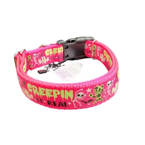 Creepin It Real Nylon Dog Collar