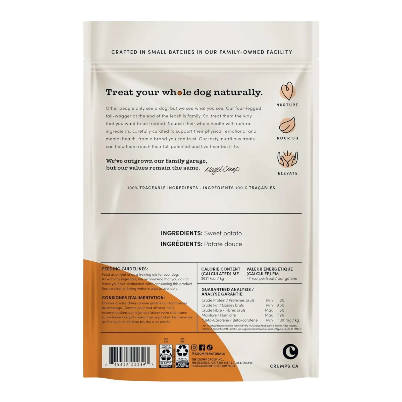 Crumps 21.6 oz Sweet Dog Chews - Image 2