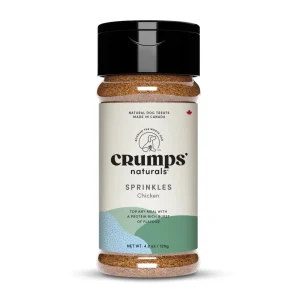 Crumps Naturals Chicken Sprinkles Dog Food Topper 4.2 oz