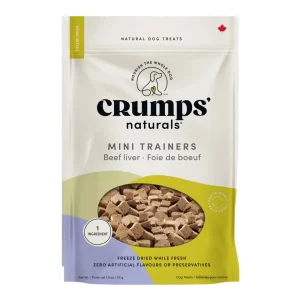Crumps Naturals Mini Trainers Freeze-Dried Beef Liver Dog Treats