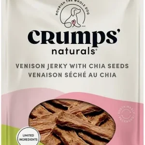Crumps Naturals Venison & Chia Seed Jerky Dog Treats