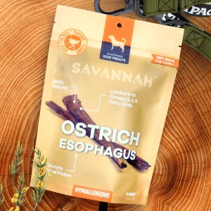 Crunchy Ostrich Esophagus Pieces: The Light & Airy, All