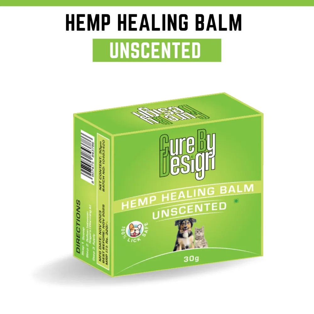 Cure By Design Hemp Healing Balm for Dogs and Cats - Image 2