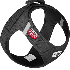 Curli Air Mesh Clasp Black Vest Harness