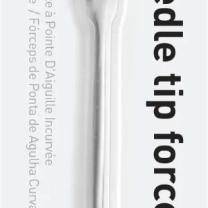 curved needle tip forceps
