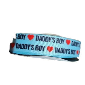 Daddy's Boy Nylon Dog Collar